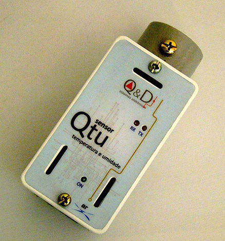 Sensor de temperatura e umidade Qtu